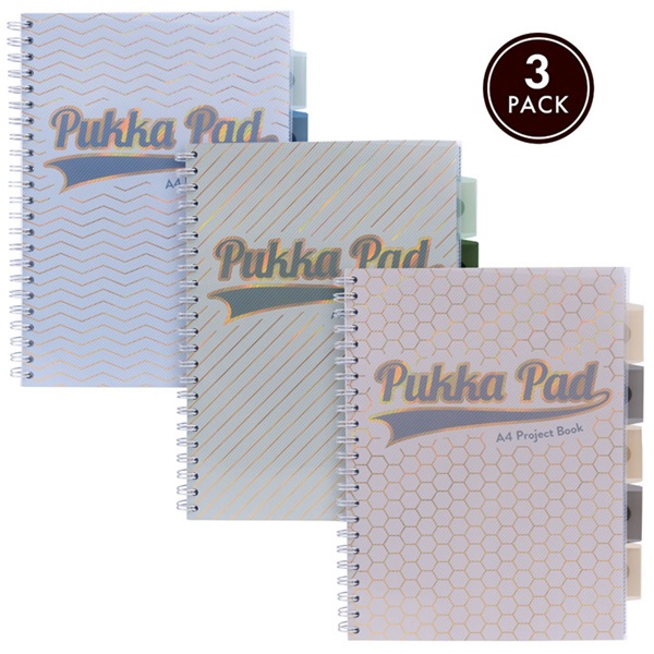 Pukka Pad Project Book Haze A4 PP 200 oldal vonalas spirálfüzet Pukka Pad Project Book Haze A4 PP 200 oldal vonalas spirálfüzet