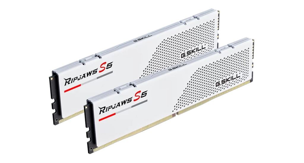 32GB 6000MHz DDR5 RAM G.Skill Ripjaws S5 (2x16GB) (F5-6000J3238F16GX2-RS5W)