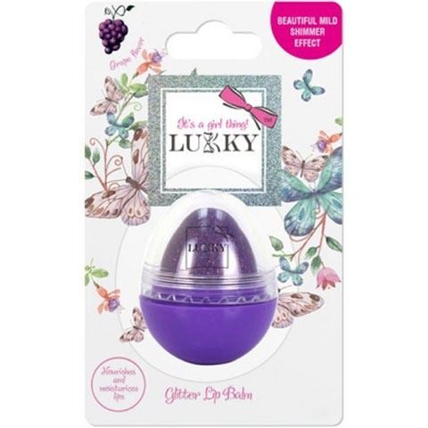 Flair Toys Lukky: Szőlő illatú, csillogó lila ajakbalzsam (T16140)