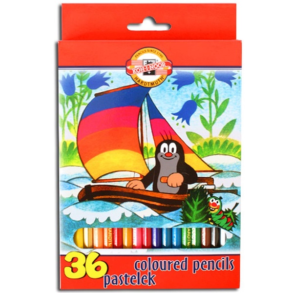 Koh-I-Noor Vakond 3655 36db-os vegyes színű színes ceruza Koh-I-Noor Vakond 3655 36db-os vegyes színű színes ceruza