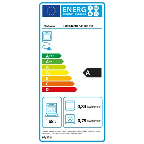 Electrolux LKK664221X Kombinált tűzhely