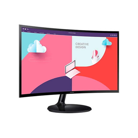 Samsung LS24C360EAUXEN 24" S36C Ívelt FHD 16:9 VA fekete monitor Samsung LS24C360EAUXEN 24" S36C Ívelt FHD 16:9 VA fekete monitor
