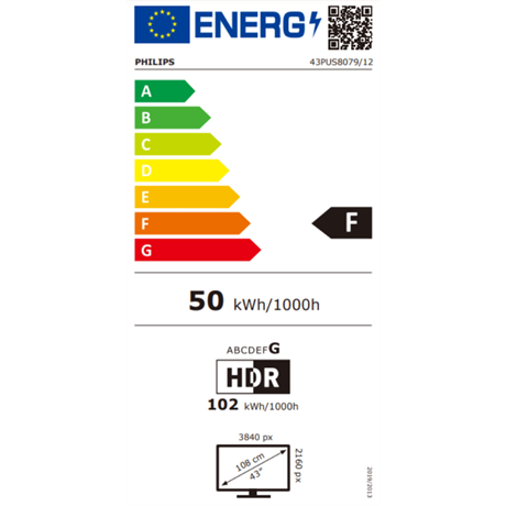 Philips 43PUS8079/12 UHD AMBILIGHT SMART Televízió