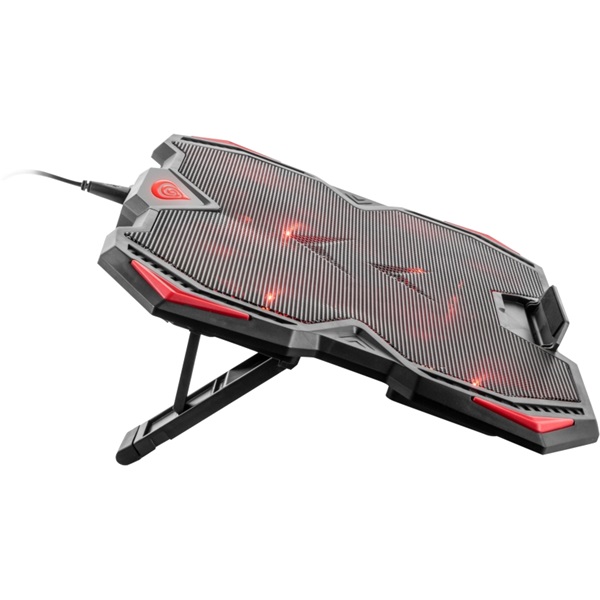 natec Genesis Oxid 250 15.6-17.3" notebook hűtő fekete (NHG-1144)