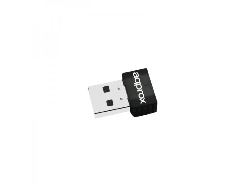 Approx Hálózati Adapter Wireless-AC 600Mbps Nano USB adapter fekete (appUSB600NAV2) Approx Hálózati Adapter Wireless-AC 600Mbps Nano USB adapter fekete (appUSB600NAV2)