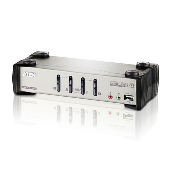 ATEN 4-Port PS/2-USB VGA/Audio KVMP Switch 