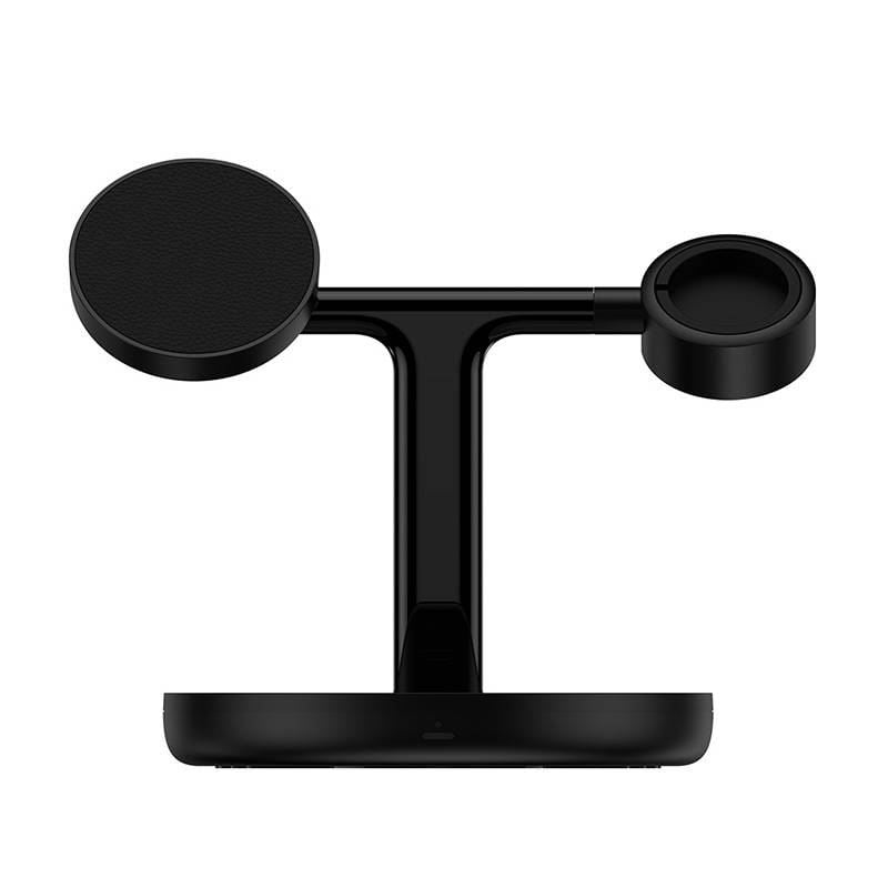 Baseus indukciós töltő 3 az 1-ben 15W MagSafe állvány fekete (WXTE000101) Baseus indukciós töltő 3 az 1-ben 15W MagSafe állvány fekete (WXTE000101)