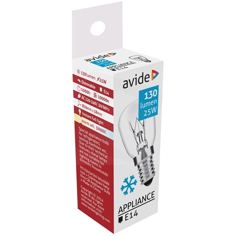 Avide ARAC14WW-25W HŰTŐIZZÓ 25W E14 WW 3000K