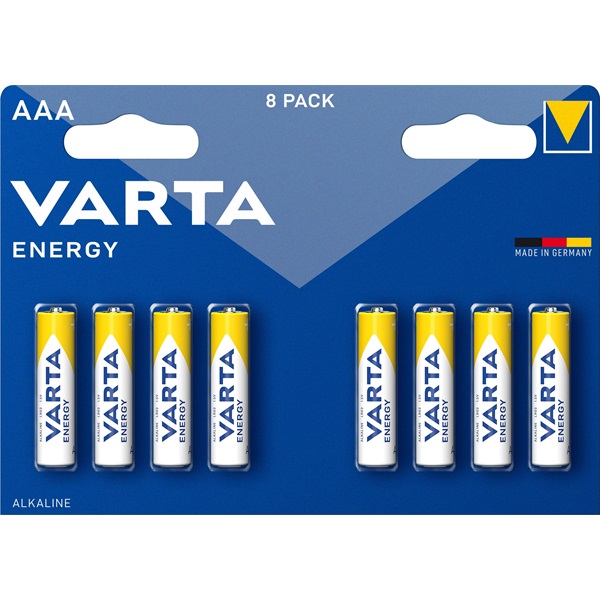 Varta Energy alkáli elem AAA 8db (4103229418) Varta Energy alkáli elem AAA 8db (4103229418)