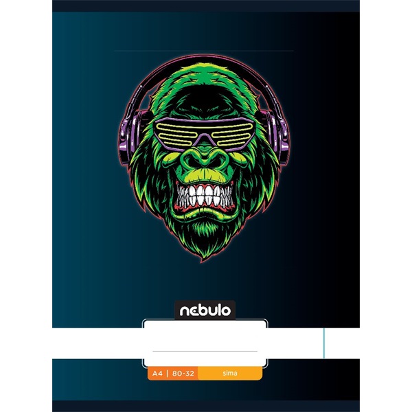 Nebulo Xtreme A4 80-32 tűzött sima füzet Nebulo Xtreme A4 80-32 tűzött sima füzet
