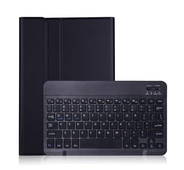 Tok álló, bőr hatású (FLIP, bluetooth billentyűzet, asztali tartó funkció, QWERTY, angol nyelvű) FEKETE [Samsung Galaxy Tab A7 10.4 (2020) ... Tok álló, bőr hatású (FLIP, bluetooth billentyűzet, asztali tartó funkció, QWERTY, angol nyelvű) FEKETE [Samsung Galaxy Tab A7 10.4 (2020) ...