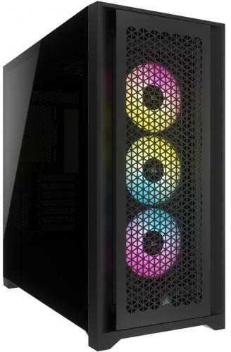 CORSAIR iCUE 5000D RGB Airflow számítógépház Fekete