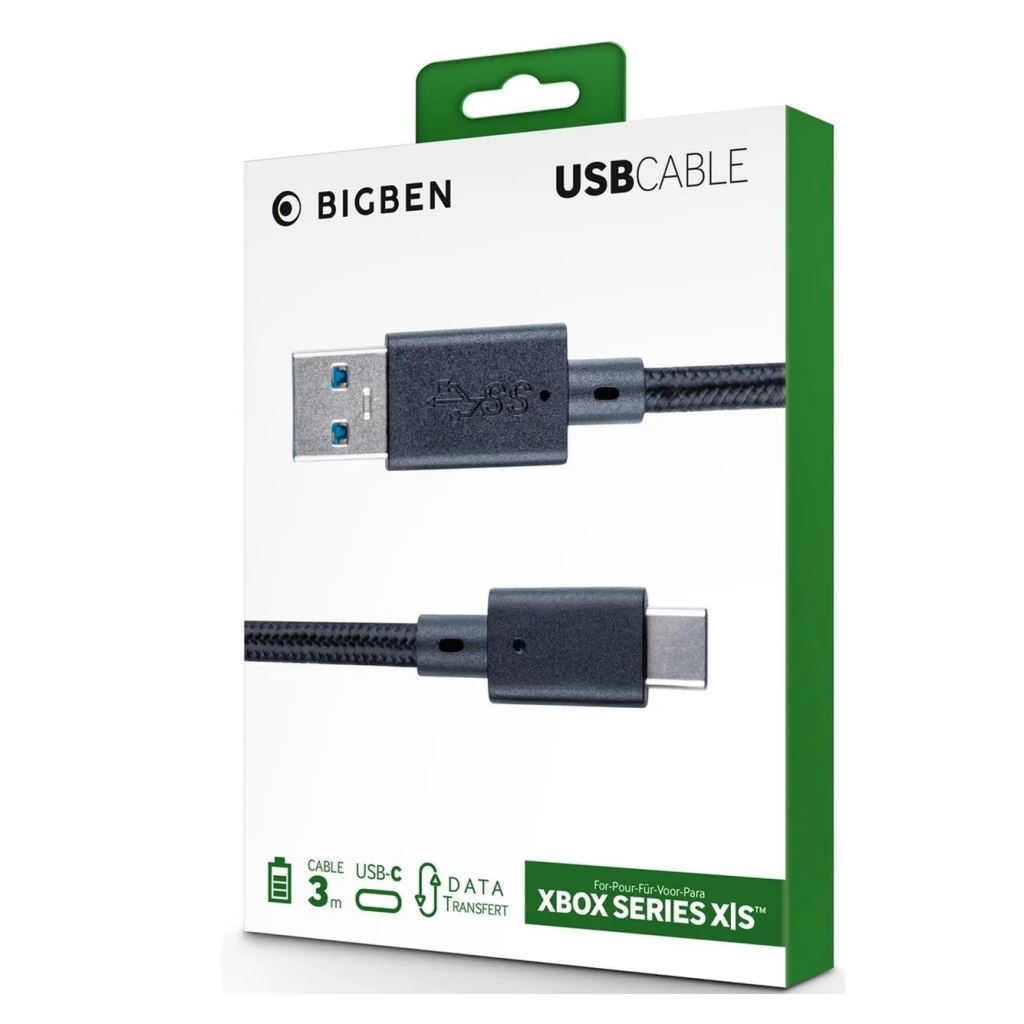 Nacon USB -> USB-C kábel Xbox Series X 3m Nacon USB -> USB-C kábel Xbox Series X 3m