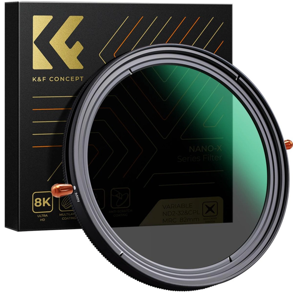 K&F Concept NANO-X, CPL+VARIO ND2-32 szűrő  46mm