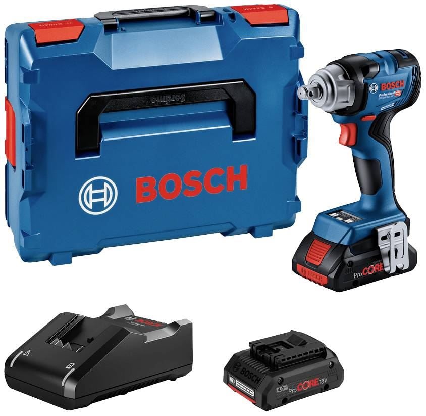 Bosch Professional GDS 18V-330 HC akkus ütvefúró-csavarozó, 2db 4.0Ah-s akkuval (06019L5002)