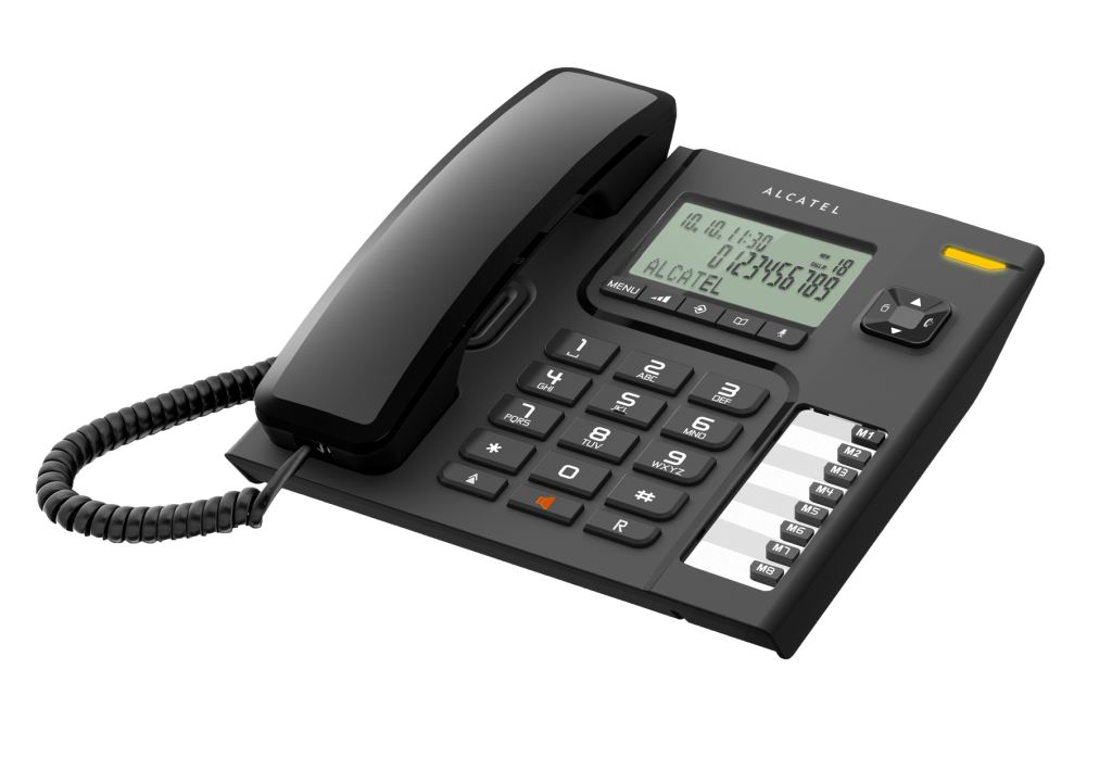 Alcatel T76 vezetékes telefon fekete