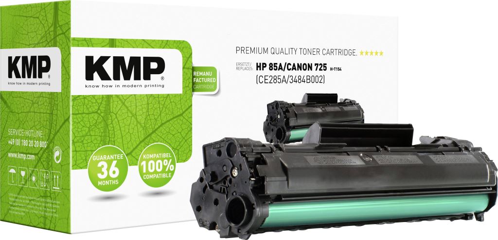KMP H-T154 HP 85A, CE285A toner fekete (1229,0000)