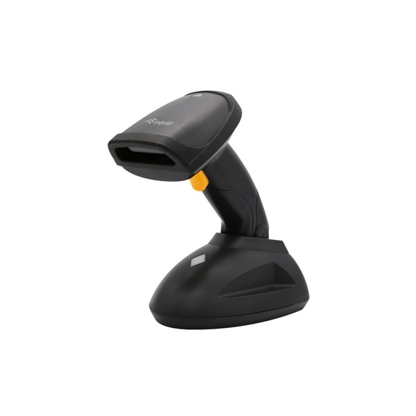 EQuip Wireless 1D Laser Barcode Scanner Long Distance with Stand Vonalkódolvasó Fekete