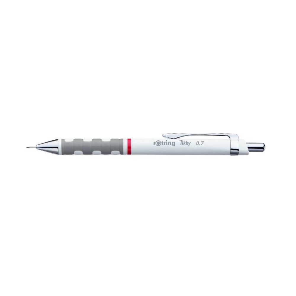 Rotring Nyomósirón 0,7mm, fehér test,  Tikky (NRR1904506)