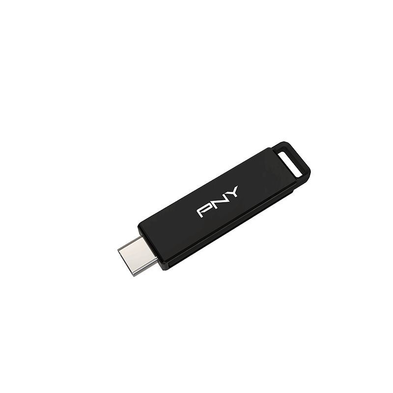PNY 128GB Elite-X Type-C USB 3.2 Gen 1 Flash Drive  Fekete