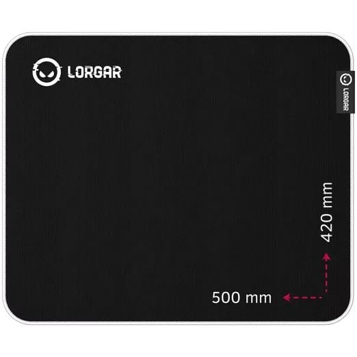 Lorgar LRG-CMP755 Legacer 755 egérpad fekete Lorgar LRG-CMP755 Legacer 755 egérpad fekete