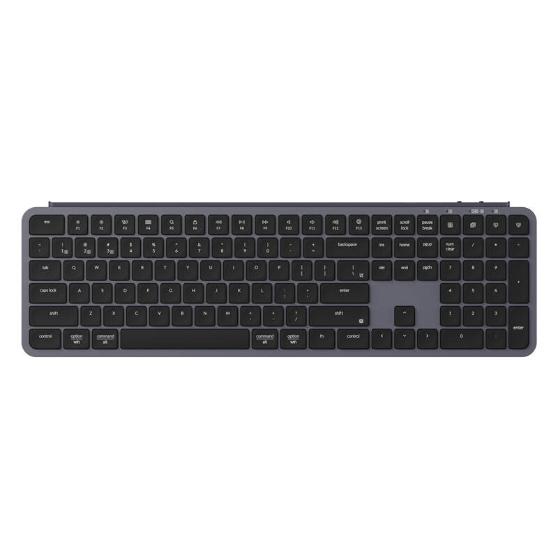 Ultra Slim Keychron B6 Pro 2.4G vezeték nélküli billentyűzet (szürke) [B6P-K1].