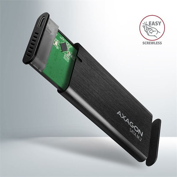 Axagon EEM2-SBC M.2 külső SSD ház fekete Axagon EEM2-SBC M.2 külső SSD ház fekete