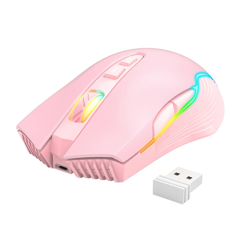 ONIKUMA CW905 Pink 2.4G Wireless Gaming Egér ONIKUMA CW905 Pink 2.4G Wireless Gaming Egér