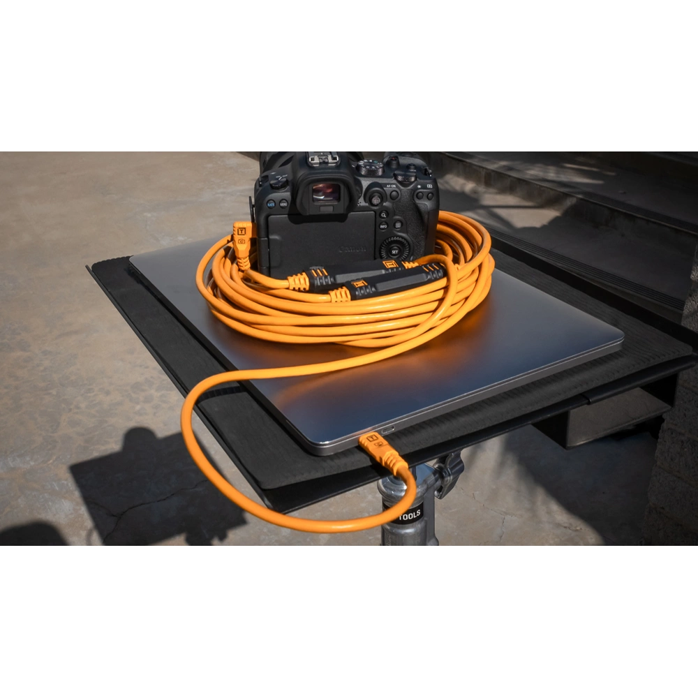TETHER TOOLS TetherPro USB-C to USB-C 9.4m Narancs