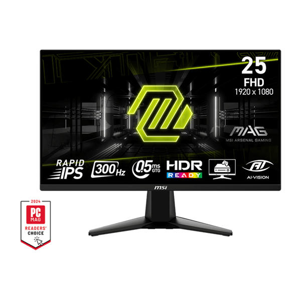MSI GAMING MAG 255XF 24,5" FHD Rapid IPS 1920x1080 300Hz Monitor MSI GAMING MAG 255XF 24,5" FHD Rapid IPS 1920x1080 300Hz Monitor