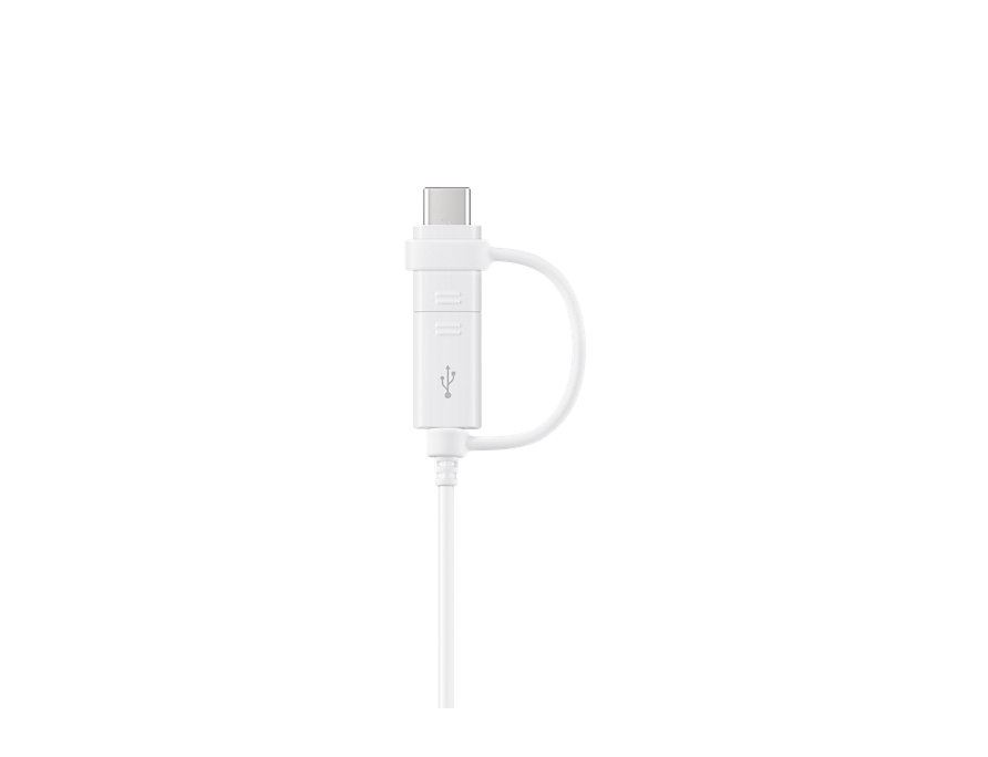 Samsung USB Type-C és Micro USB 2az1-ben kábel fehér (EP-DG930DWEGWW)