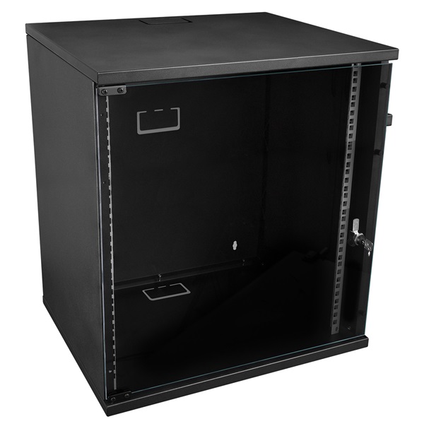 S-Link Rackszekrény - 12U 19" fali kivitel (540x530x400mm, összeszerelt, fekete) S-Link Rackszekrény - 12U 19" fali kivitel (540x530x400mm, összeszerelt, fekete)