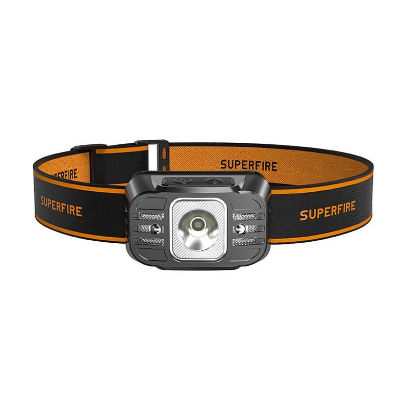 Superfire HL75-X fejlámpa 220lm USB Superfire HL75-X fejlámpa 220lm USB
