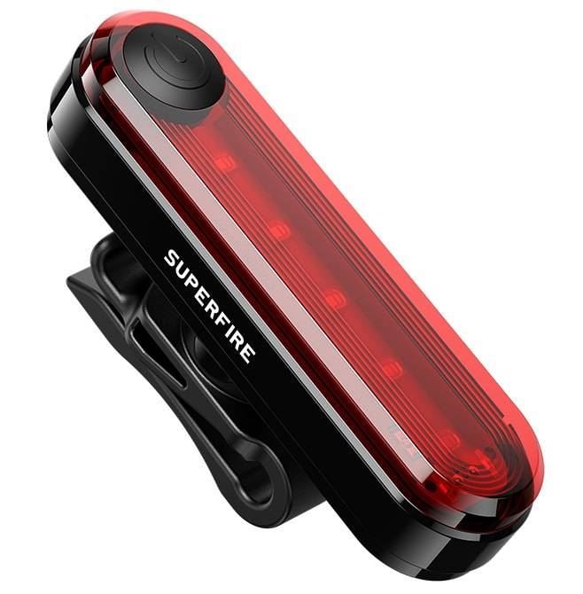 Superfire BTL01 kerékpár hátsó lámpa USB 230mAh