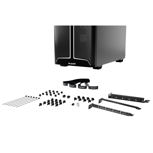 Be Quiet! Pure Base 501 DX Black  ATX  edzett üveg oldallap Fekete Számítógépház 
