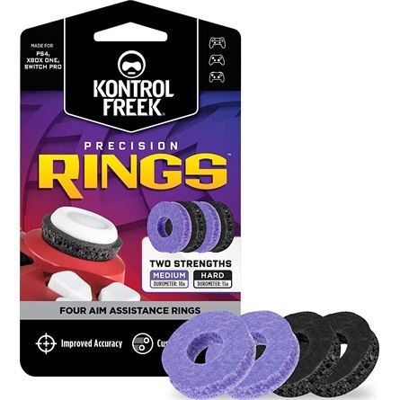 KontrolFreek 4005-BP univerzális precíziós analóg kar gyűrű szett fekete-lila KontrolFreek 4005-BP univerzális precíziós analóg kar gyűrű szett fekete-lila