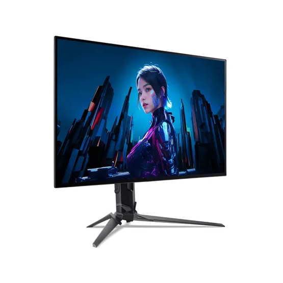 Acer 27" Predator X27X1bmiippruzx Monitor - 3840x2160, 4K, OLED, 240Hz, 0,03ms, Hangszóró, FreeSync, Pivot, Gamer, Fekete