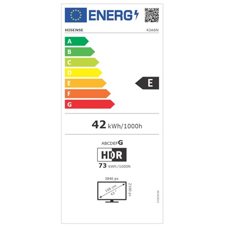 Hisense 43A6N UHD SMART LED Televízió