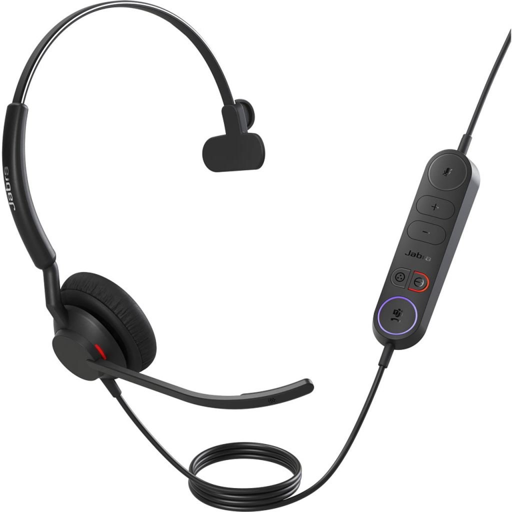 Jabra Engage 40 Inline Link Mono USB-A MS headset (4093-413-279)