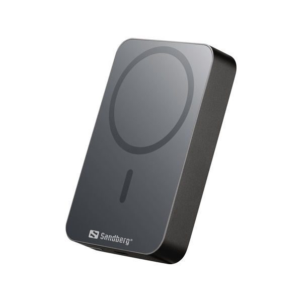 Sandberg Mag Wireless Powerbank 10000 ALU Akkubank   