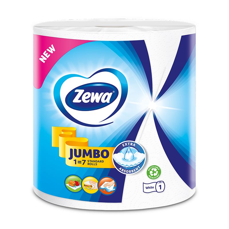 Zewa Premium Jumbo kéztörlő, tekercses 230lap (568885) Zewa Premium Jumbo kéztörlő, tekercses 230lap (568885)