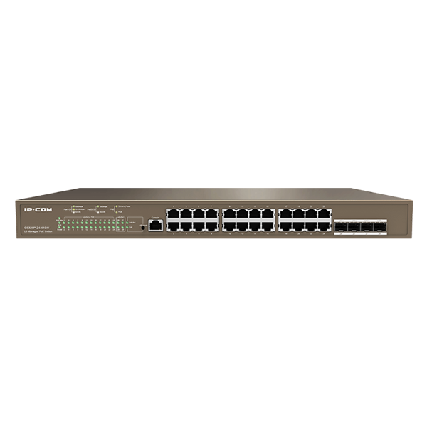 IP-COM G5328P-24-410W Switch Vezérelhető PoE 