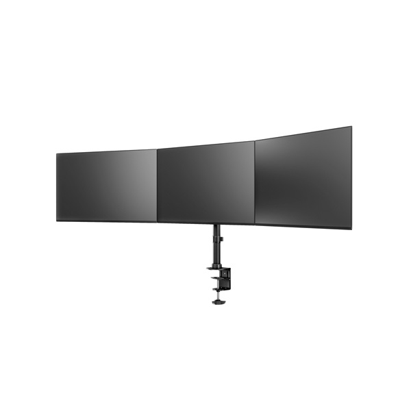 MULTIBRACKETS Asztali konzol (3 képernyős rögzítőkar), M Deskmount Basic Triple (15-27", max.VESA: 100x100 mm, 8 kg)