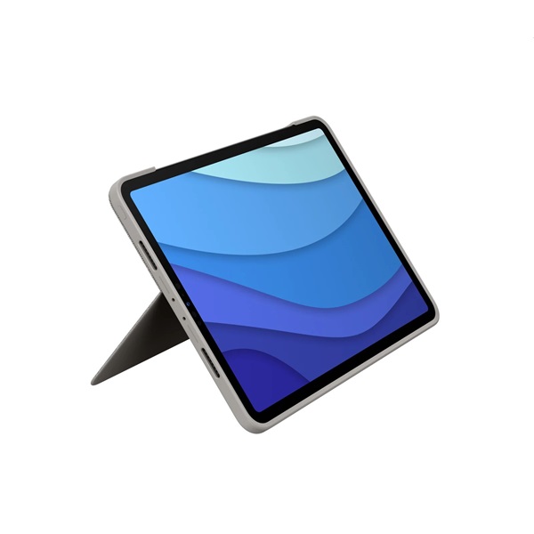 Logitech 920-010172 Combo Touch iPad Pro 11" 1/2/3/4 gen homok billentyűzetes tablet tok