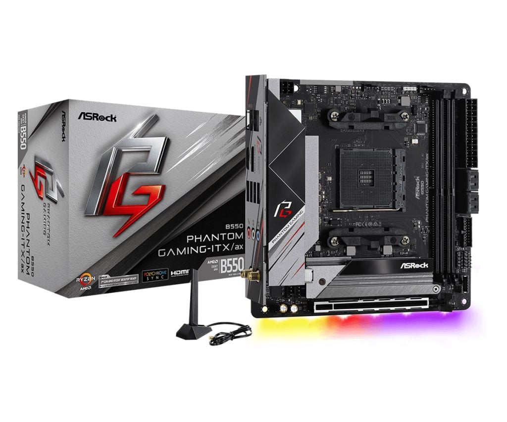 ASRock B550 Phantom Gaming-ITX/AX alaplap ASRock B550 Phantom Gaming-ITX/AX alaplap