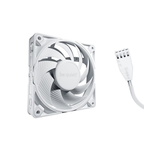 Be Quiet! Cooler 12cm   SILENT WINGS PRO 4 White 120mm PWM 3000rpm  36,9dB Fehér 