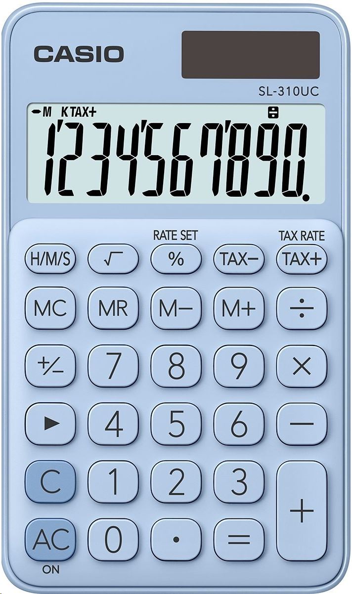 Casio SL-310UC-LB Zsebszámológép Világos kék