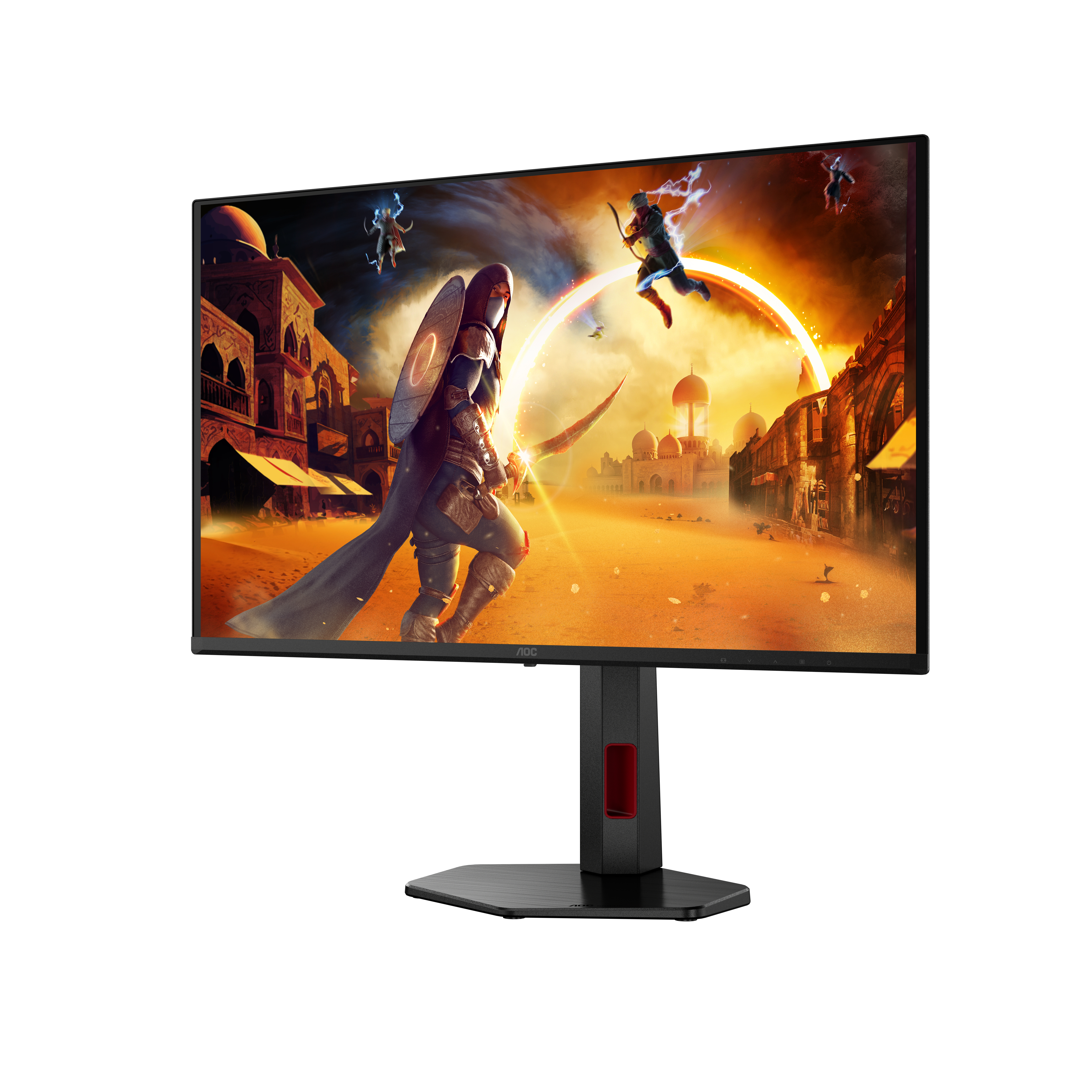 AOC 26,5" Q27G4SDR Monitor - 2560x1440, QHD, OLED, QD-OLED, 360 Hz, 0,03ms  Gamer,  Hangszóró, FreeSync, G-Sync, Pivot, Fekete