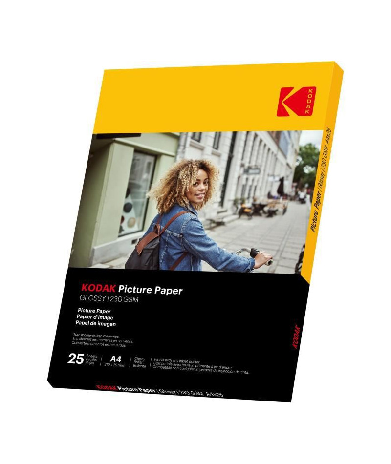 KODAK Picture High Gloss 230g  A4  21x29,7cm  25db fotópapír   