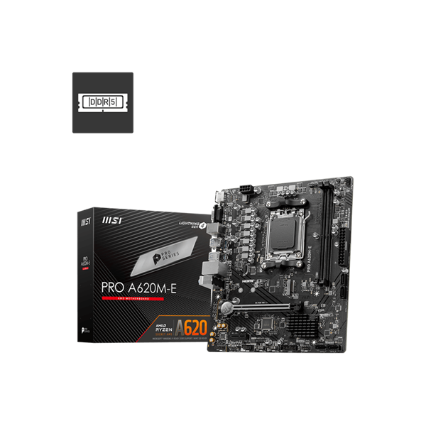 MSI AM5 PRO A620M-E AMD A620 mATX Alaplap MSI AM5 PRO A620M-E AMD A620 mATX Alaplap